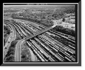 Marietta Road Bridge, Marietta Road, Spanning Inman Railroad Yards, Atlanta, Fulton County, GA - 2 Classic, Vintage Print