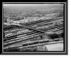 Marietta Road Bridge, Marietta Road, Spanning Inman Railroad Yards, Atlanta, Fulton County, GA - 9, Vintage Print