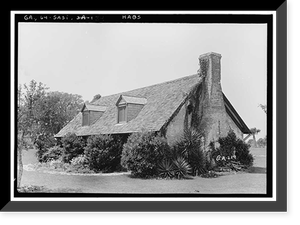 Hamilton Plantation, Saint Simons Island, Glynn County, GA Classic, Historic Print