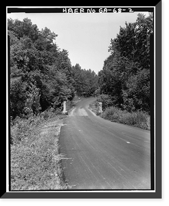 Lutens Bridge, County Road 228, Spanning Pine Log Creek, Cash vicinity, Gordon County, GA - 2 Classic, Antique Poster