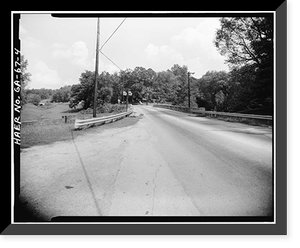 Curry Creek Bridge, Spanning Curry Creek at State Route 15, Jefferson, Jackson County, GA - 4, Historic Print