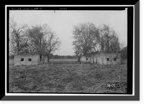 Historic Framed Print, Tolomato Mission, Darien vicinity, McIntosh County, GA - 6,  17-7/8" x 21-7/8"