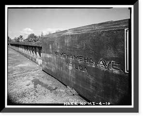 Wailoa Bridge, Spanning Wailoa River at Kamehameha Avenue, Hilo, Hawaii County, HI - 10, Antique Wall Art