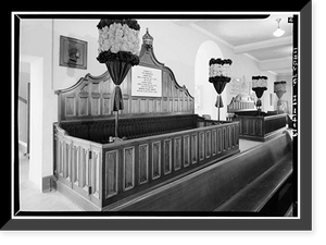 Historic Framed Print, Kawaiahao Church, Punchbowl & King Streets, Honolulu, Honolulu County, HI - 13,  17-7/8" x 21-7/8"