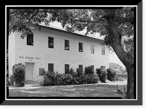 Punahou School, School Hall, 1601 Punahou Street, Honolulu, Honolulu County, HI, Historic Print
