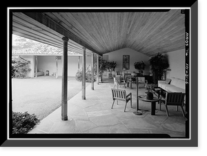 Historic Framed Print, Philip Spalding House, Makiki Heights Drive, Honolulu, Honolulu County, HI - 6,  17-7/8" x 21-7/8"