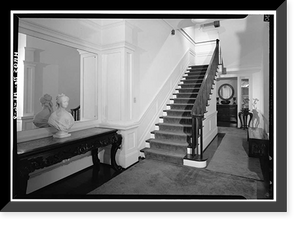 Historic Framed Print, Washington Place, 320 South Beretania Street, Honolulu, Honolulu County, HI - 9,  17-7/8" x 21-7/8"