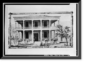 Historic Framed Print, Washington Place, 320 South Beretania Street, Honolulu, Honolulu County, HI - 18,  17-7/8" x 21-7/8"