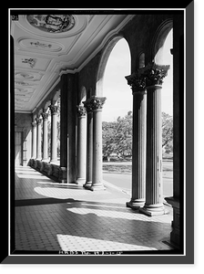 Historic Framed Print, Iolani Palace, King & Richards Streets, Honolulu, Honolulu County, HI - 15,  17-7/8" x 21-7/8"