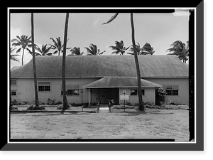 Kalaupapa Social Hall, Moloka'i Island, Kalaupapa, Kalawao County, HI - 9, Vintage Poster