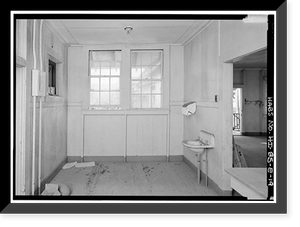 Historic Framed Print, Bay View Home, Old Kitchen, Moloka'i Island, Kalaupapa, Kalawao County, HI - 19,  17-7/8" x 21-7/8"