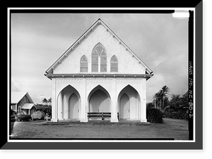 St. Francis Catholic Church, Moloka'i Island, Kalaupapa, Kalawao County, HI - 2, Vintage Print