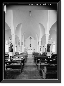 St. Francis Catholic Church, Moloka'i Island, Kalaupapa, Kalawao County, HI - 14, Vintage Poster