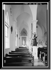 St. Francis Catholic Church, Moloka'i Island, Kalaupapa, Kalawao County, HI - 16, Antique Poster