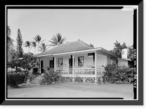 Staff Row, Central Kitchen, Moloka'i Island, Kalaupapa, Kalawao County, HI, Vintage Print