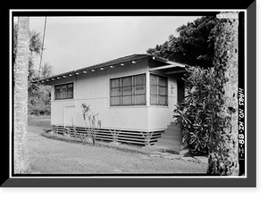 Staff Row, Guest Cottage, Moloka'i Island, Kalaupapa, Kalawao County, HI Classic, Historic Reproduction