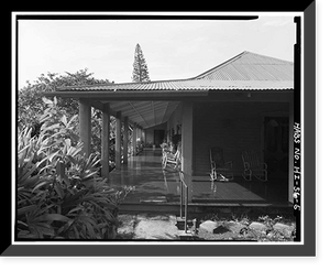 Grove Farm, G. N. Wilcox House, Nawiliwili Road (State Route 58), Lihue, Kauai County, HI - 5, Vintage Print