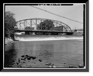 Traer Street Bridge, Spanning Shell Rock River at Traer Street, Greene, Butler County, IA - 4 Classic, Vintage Poster