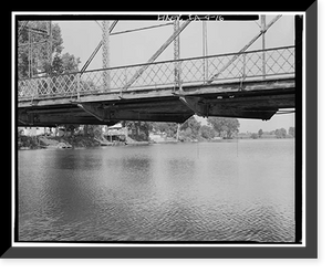 Traer Street Bridge, Spanning Shell Rock River at Traer Street, Greene, Butler County, IA - 16, Vintage Wall Art