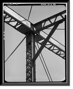 Eagle Point Bridge, Dubuque, Dubuque County, IA - 29, Vintage Wall Art