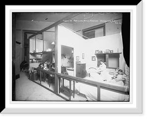 Historic Framed Print, Class in Practical Housekeeping (Congestion exhibit),  17-7/8" x 21-7/8"