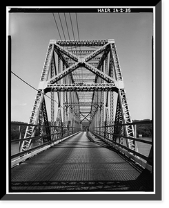 Eagle Point Bridge, Dubuque, Dubuque County, IA - 35, Vintage Wall Art