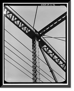 Eagle Point Bridge, Dubuque, Dubuque County, IA - 43, Vintage Wall Art