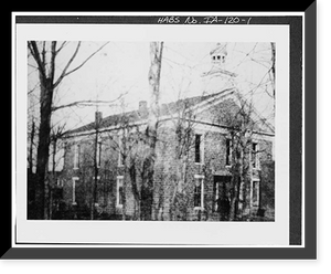 Franklin County Courthouse II, Courthouse Square, Hampton, Franklin County, IA, Antique Poster