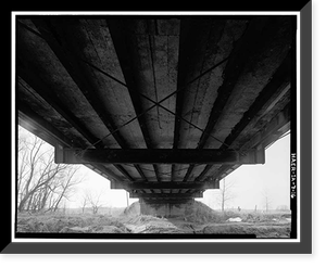 Mill Rock Bridge, Spanning Big Bear Creek, Monmouth Township, Jackson County, IA - 16, Historic Print