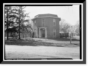 Historic Framed Print, H. A. Kling Residence, Monroe, Jasper County, IA,  17-7/8" x 21-7/8"