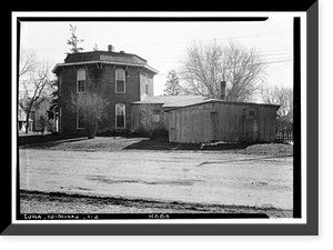 Historic Framed Print, H. A. Kling Residence, Monroe, Jasper County, IA - 2,  17-7/8" x 21-7/8"