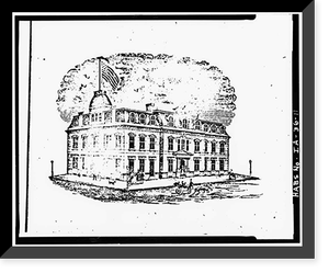 U.S. Courthouse & Post Office, Fifth Street & Court Avenue, Des Moines, Polk County, IA - 10, Vintage Wall Art