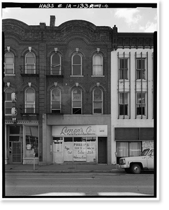 Antique Architecture - Davenport, Iowa - Fritz Bergfeld Block