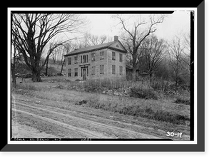John Hancock House, Third & Walnut Streets, Bentonsport, Van Buren County, IA - 3, Historic Reproduction