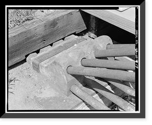 Eureka Bridge, Spanning Yellow River (Moved to City Park, Castali, Frankville vicinity, Winneshiek County, IA - 17, Vintage Wall Art