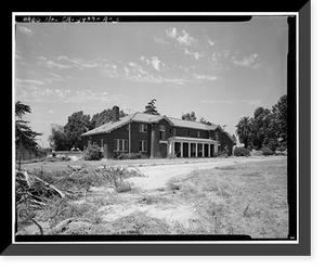 Whittier State School, Hospital & Receiving Building, 11850 East Whittier Boulevard, Whittier, Los Angeles County, CA - 3, Antique Print
