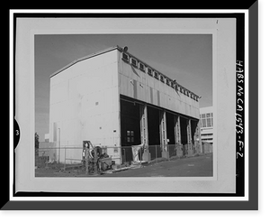 Mare Island Naval Shipyard, Chemical Cleaning Facility, North of Fourteenth Street, between California & R, Vallejo, Solano County, CA - 2, Vintage Poster