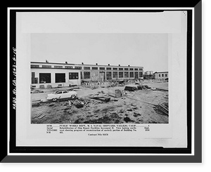 Mare Island Naval Shipyard, Acid Mixing Facility, California Avenue & E Street, Vallejo, Solano County, CA - 15 Classic, Historic Reproduction
