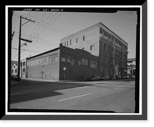 Historic Framed Print, Knights of Pythias Building, 101 Valencia Street, San Francisco, San Francisco County, CA - 4,  17-7/8" x 21-7/8"