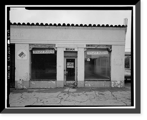 Historic Framed Print, C.F. Forbes Gas Station, Automobile Repair Shop, 195 North Raymond Avenue, Pasadena, Los Angeles County, CA - 20,  17-7/8" x 21-7/8"