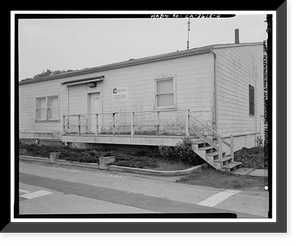 Presidio of San Francisco, Warehouse, West End of Crissy Field, Livingston Street, San Francisco, San Francisco County, CA - 4, Vintage Print