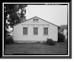 Historic Framed Print, Presidio of San Francisco, Recreation Building Type, West end of Crissy Field, San Francisco, San Francisco County, CA - 11,  17-7/8" x 21-7/8"