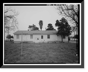 Presidio of San Francisco, Recreation Building, Crissy Field North cantonment, Jauss Street, San Francisco, San Francisco County, CA - 6, Antique Print