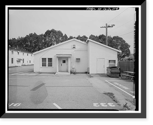 Presidio of San Francisco, Post Engineer's Headquarters Office, Crissy Field North cantonment, San Francisco, San Francisco County, CA - 7, Vintage Poster