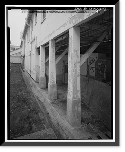 Historic Framed Print, Presidio of San Francisco, Letterman General Hospital, Building No. 27, Letterman Hospital Complex, Edie Road, San Francisco, San Francisco County, CA - 13,  17-7/8" x 21-7/8"