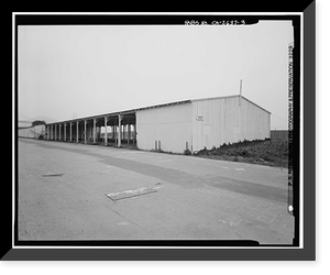 Presidio of San Francisco, Motor Vehicle Shed Type, West end of Crissy Field, San Francisco, San Francisco County, CA - 3, Antique Print