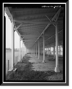 Presidio of San Francisco, Motor Vehicle Shed Type, West end of Crissy Field, San Francisco, San Francisco County, CA - 8, Antique Poster