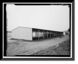 Presidio of San Francisco, Motor Vehicle Shed Type, West end of Crissy Field, San Francisco, San Francisco County, CA - 12, Vintage Print