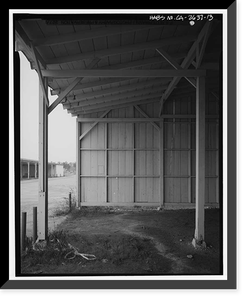 Presidio of San Francisco, Motor Vehicle Shed Type, West end of Crissy Field, San Francisco, San Francisco County, CA - 13, Antique Poster