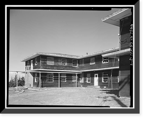 Mill Valley Air Force Station, Bachelor Airmen Quarters, East of Ridgecrest Boulevard, Mount Tamalpais, Mill Valley vicinity, Marin County, CA - 9, Vintage Print